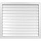 Ekena Millwork Vertical Surface Mount PVC Gable Vent: Functional, w/ 2"W x 1-1/2"P Brickmould Frame, 38"W x 34"H GVPVE38X3402SF - alternate 1